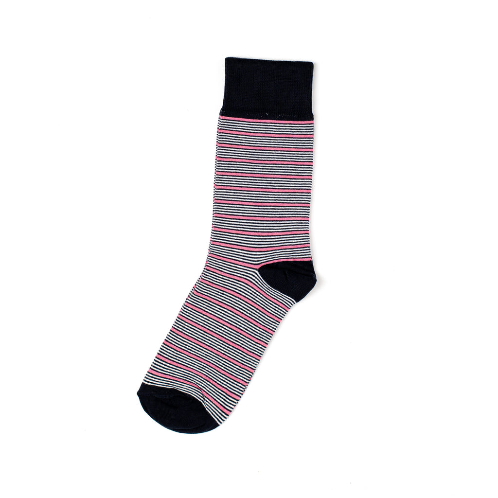 Pink Multi Stripe Socks