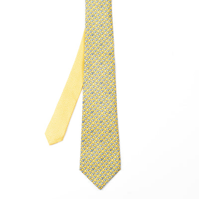 Yellow & Blue Fish Tie