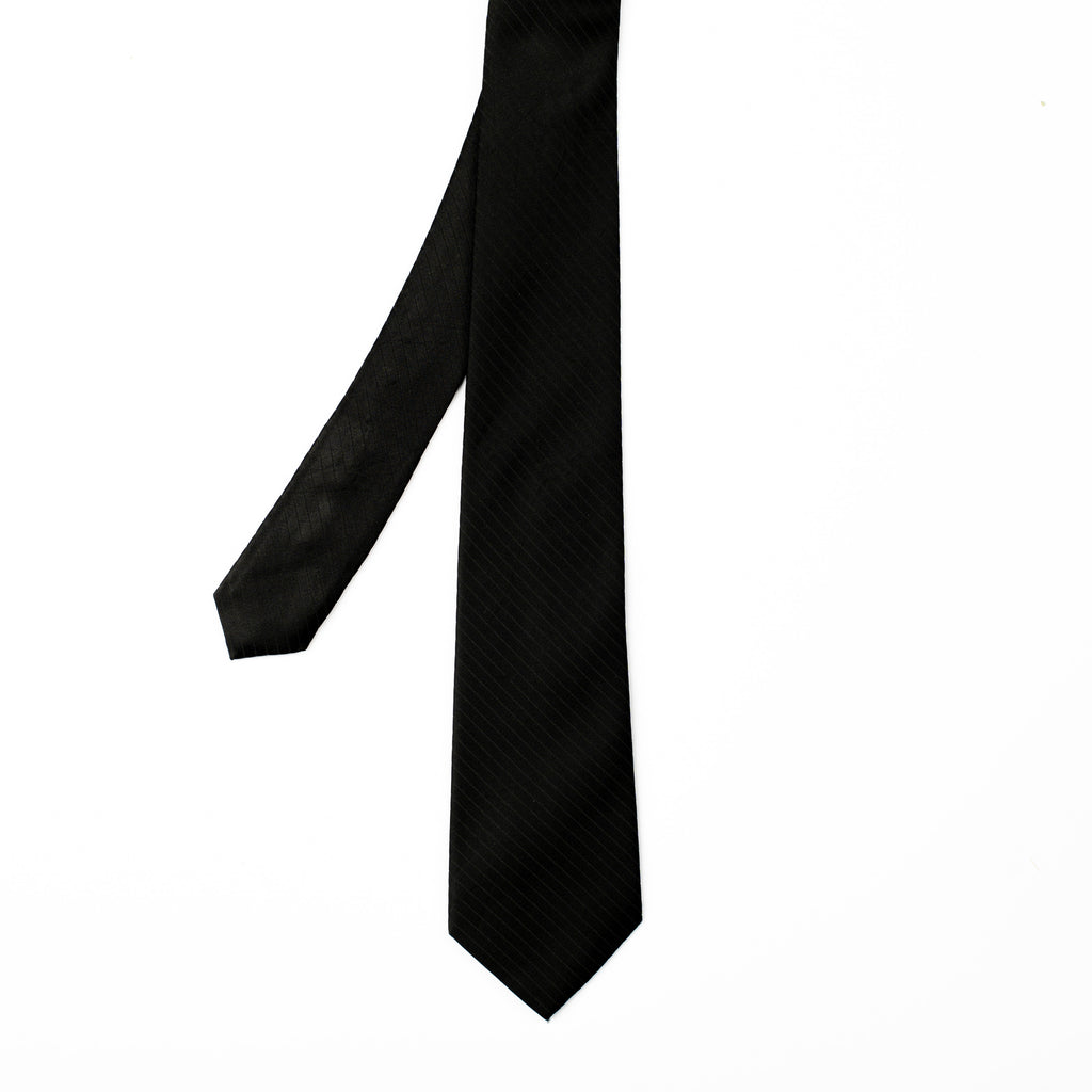 Black Stripe Tie