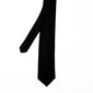Black Herringbone Tie