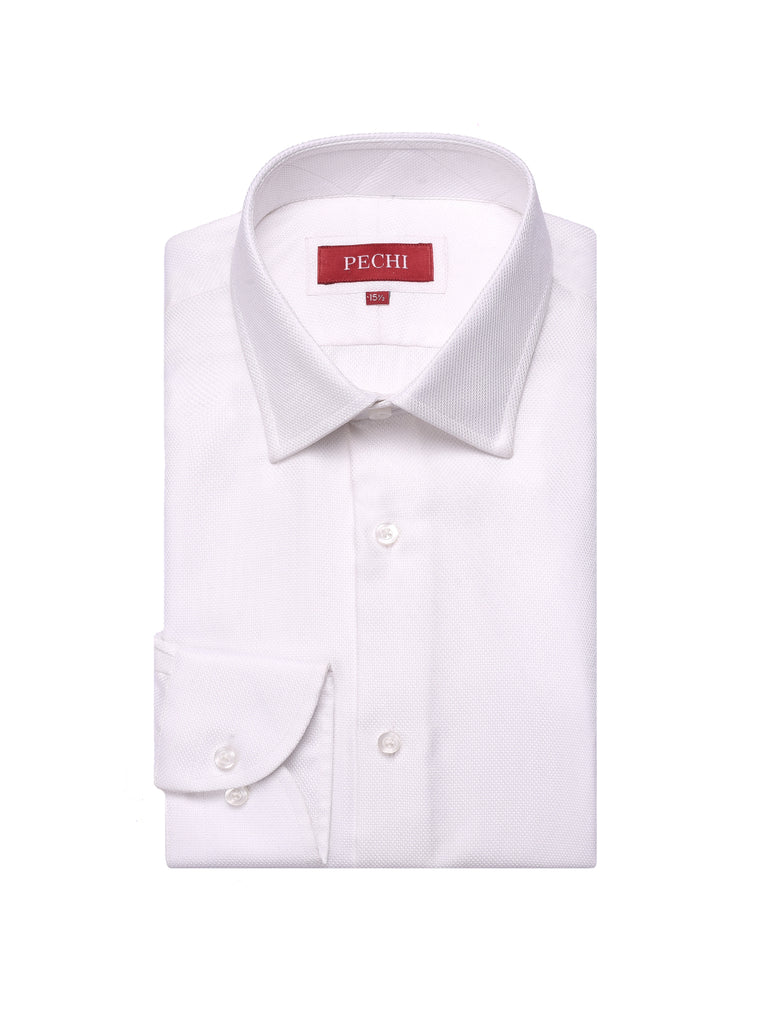 White Pique Shirt