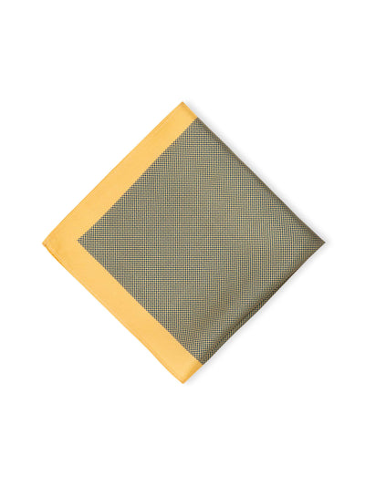 Yellow Polka Dots Pocket Square