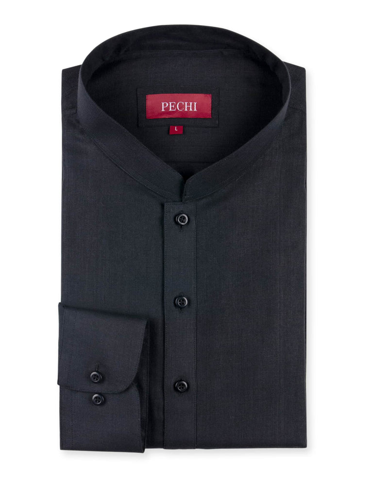Basic Black Slub Shalwar Kameez