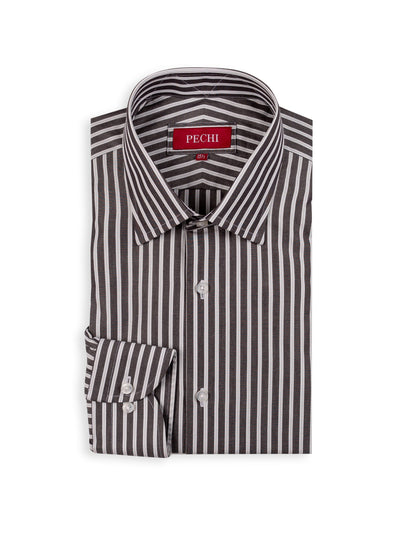 Black & White Bold Stripe Shirt