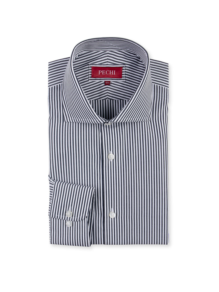 Black & White Bengal Stripe Shirt