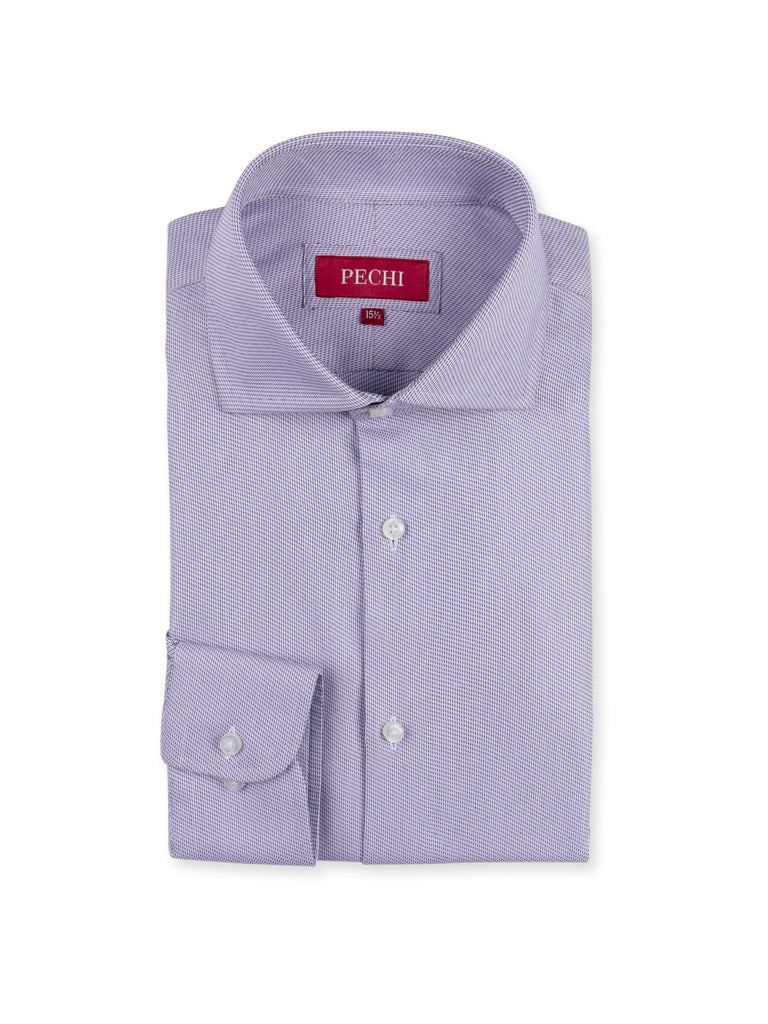 Purple Micro Design Shirt