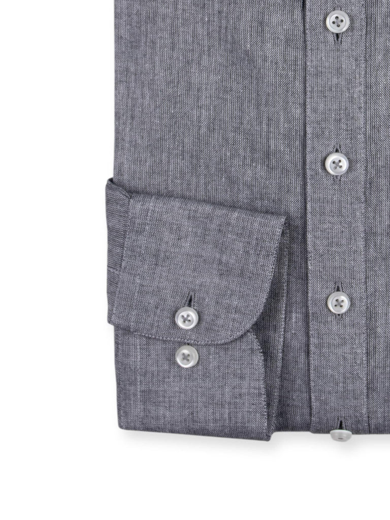 Charcoal Grey Slub Shalwar Kameez