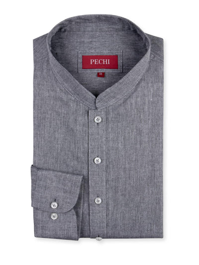 Charcoal Grey Slub Shalwar Kameez