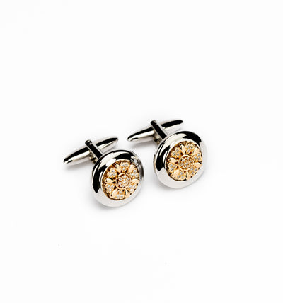 Round Fancy Cufflinks