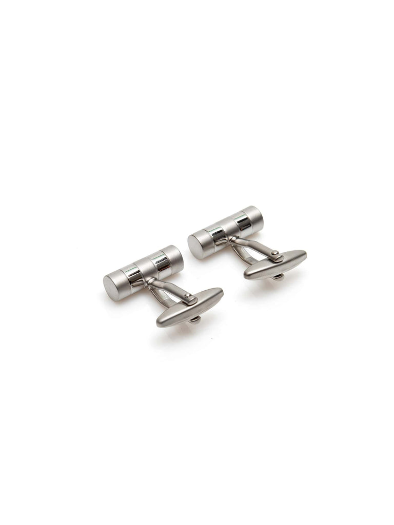 Silver Barrel Cufflinks
