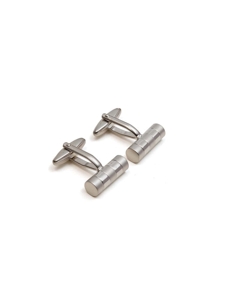 Silver Barrel Cufflinks