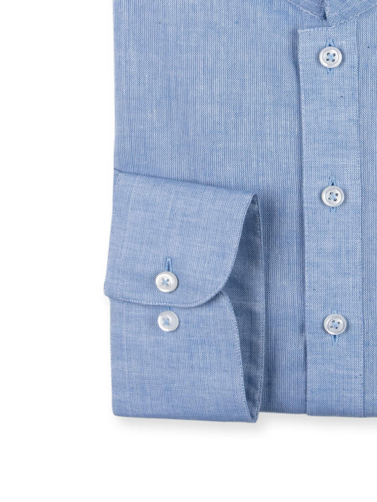 Sky Blue Slub Shalwar Kameez