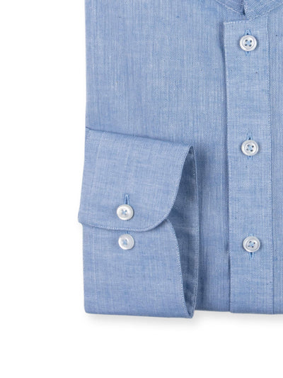 Sky Blue Slub Shalwar Kameez