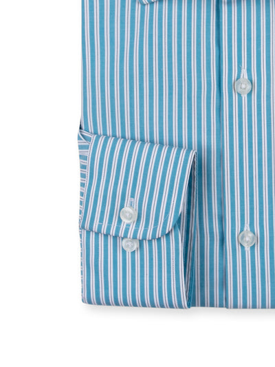 Teal Stripe Shirt