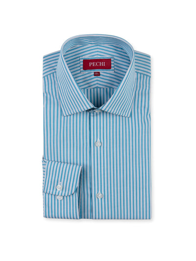 Teal Stripe Shirt