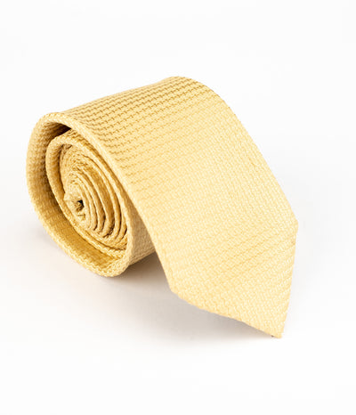 Yellow Textured Tie